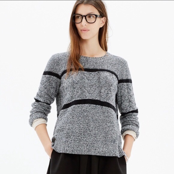 Madewell Patternstorm Pullover Knit Sweater